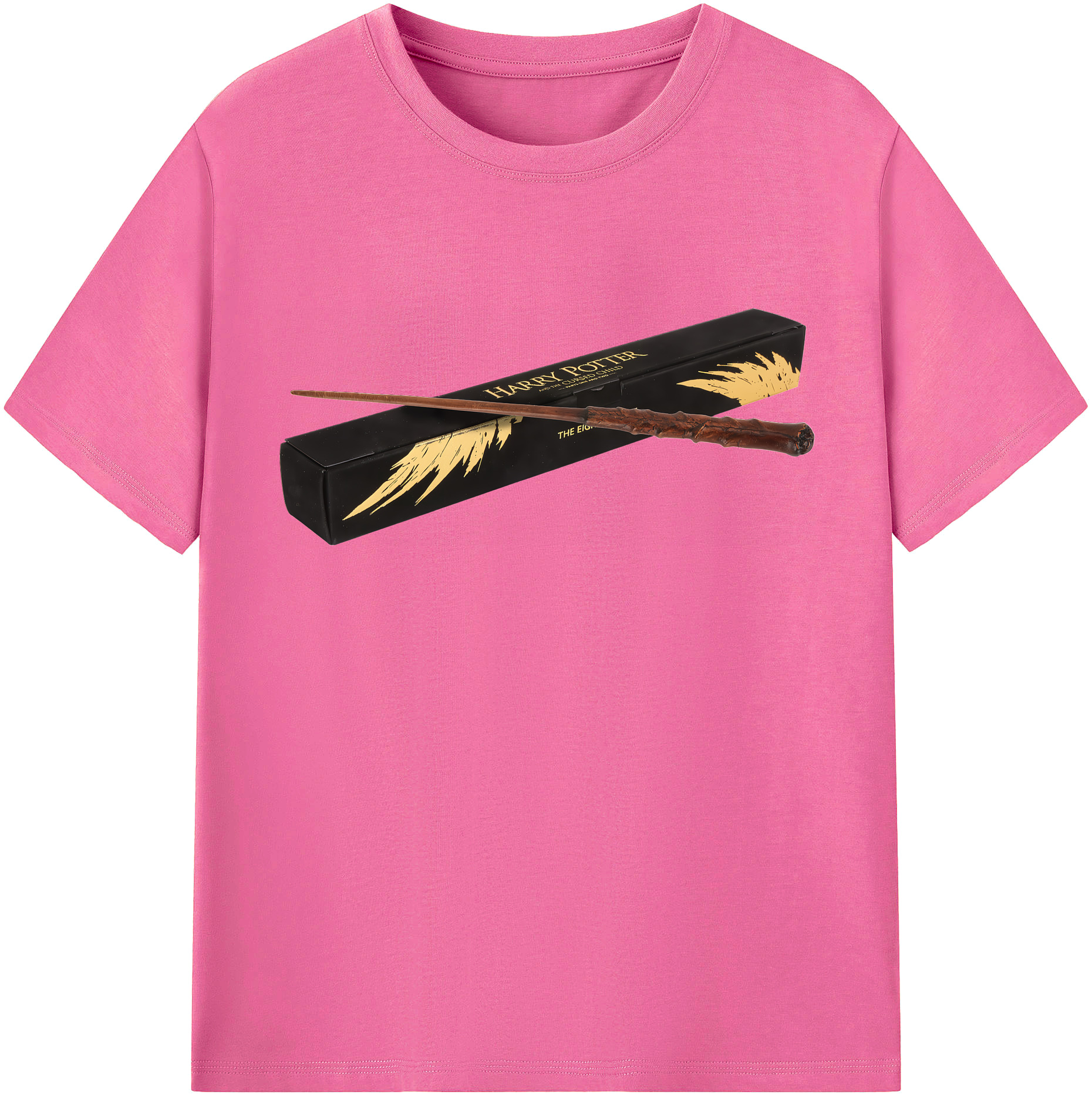 （画像用） Harry Potter ハリー・ポッターシリーズ レディースカジュアルプリントTシャツ（綿100％）